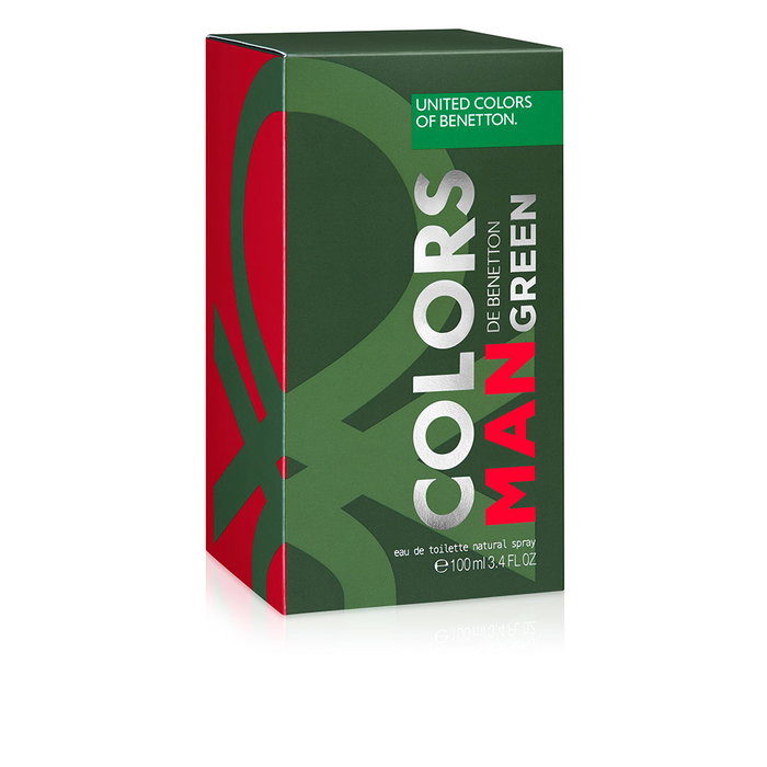 Benetton COLORS GREEN MAN Eau de Toilette Unisexe 100 ml Benetton COLORS GREEN MAN Eau de Toilette Unisexe 100 ml