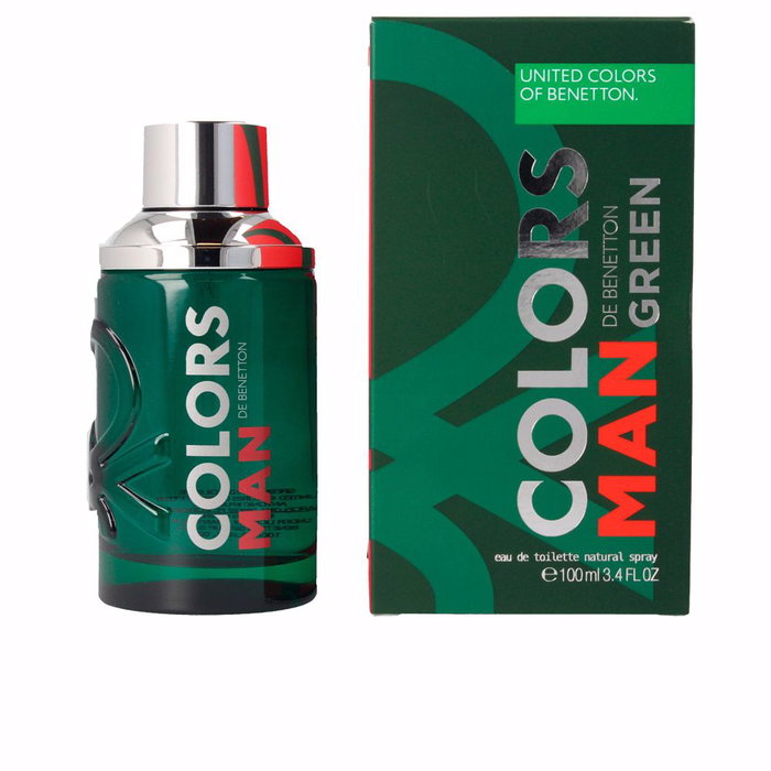 Benetton COLORS GREEN MAN Eau de Toilette Unisexe 100 ml Benetton COLORS GREEN MAN Eau de Toilette Unisexe 100 ml