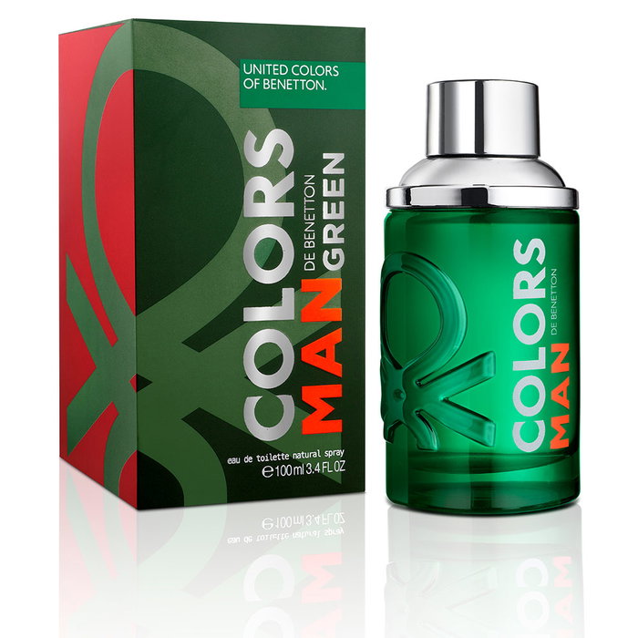 Benetton COLORS GREEN MAN Eau de Toilette Unisexe 100 ml Benetton COLORS GREEN MAN Eau de Toilette Unisexe 100 ml