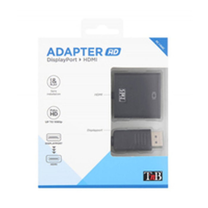 Adaptateur DisplayPort vers HDMI T'NB DPHDMI Noir Adaptateur DisplayPort vers HDMI T'NB DPHDMI Noir