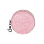 Barbie - Monedero Cookie Travel - Porte-monnaie rond - PVC et polyester - Rose - 8.7x8.7x2.3 cm - À partir de 3 ans
