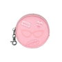 Barbie - Monedero Cookie Travel - Porte-monnaie rond - PVC et polyester - Rose - 8.7x8.7x2.3 cm - À partir de 3 ans
