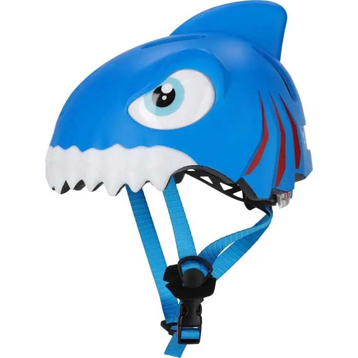 Crazy Safety Casque de vélo enfant à motif requin 3D Animal - Taille S (49-55 cm)