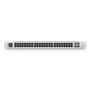 Ubiquiti USW Enterprise 48 PoE - Commutateur L3 managé 48 ports PoE+ 2.5GbE RJ45, 4 ports SFP+ 10G, écran tactile, 720W