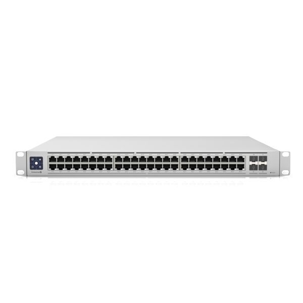 Ubiquiti USW Enterprise 48 PoE - Commutateur L3 managé 48 ports PoE+ 2.5GbE RJ45, 4 ports SFP+ 10G, écran tactile, 720W Ubiquiti USW Enterprise 48 PoE - Commutateur L3 managé 48 ports PoE+ 2.5GbE RJ45, 4 ports SFP+ 10G, écran tactile, 720W