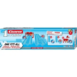 Carrera First - Pack d'extension one fits all - Sections de rails supplémentaires - Jeu de circuit - Dès 3 ans