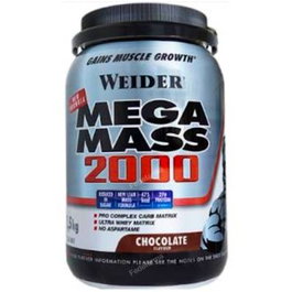 Weider Mega Mass 2000 Chocolate 1,5Kg - Gélule de protéines pour sportifs