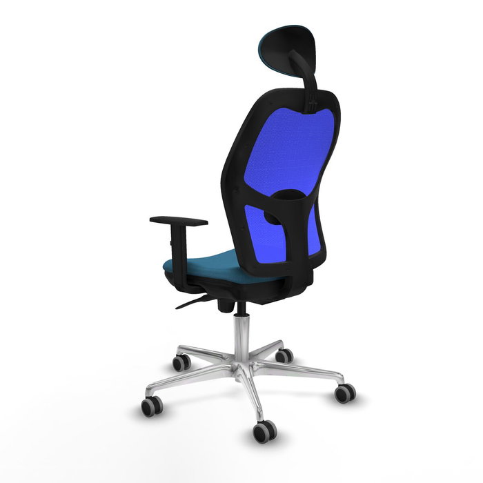 Piqueras y Crespo Chaise de Bureau Jorquera avec Appui-tête Bleu Vert pétrole Piqueras y Crespo Chaise de Bureau Jorquera avec Appui-tête Bleu Vert pétrole