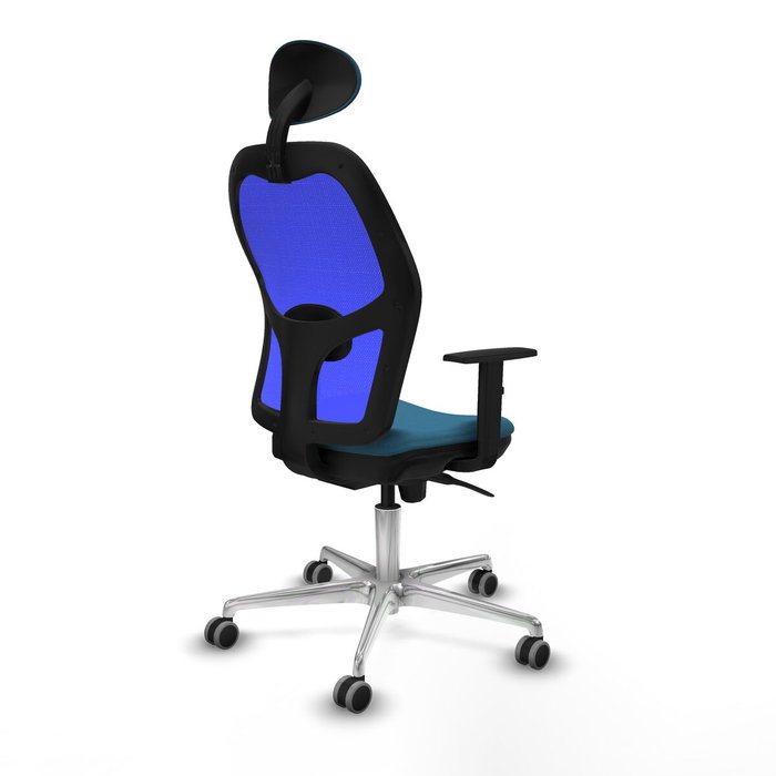 Piqueras y Crespo Chaise de Bureau Jorquera avec Appui-tête Bleu Vert pétrole Piqueras y Crespo Chaise de Bureau Jorquera avec Appui-tête Bleu Vert pétrole