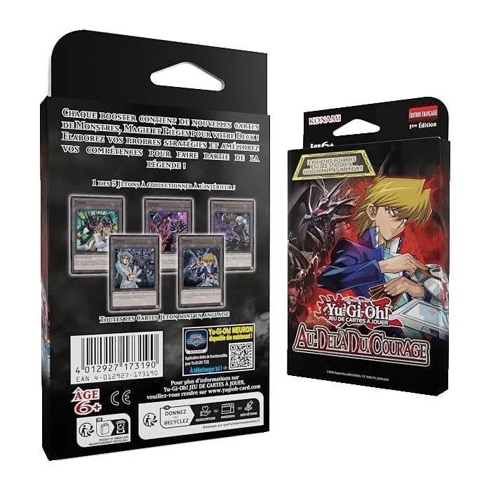 Yu-Gi-Oh! Pack de 3 boosters Au-delà du Courage (27 cartes) - 1ère édition française Yu-Gi-Oh! Pack de 3 boosters Au-delà du Courage (27 cartes) - 1ère édition française