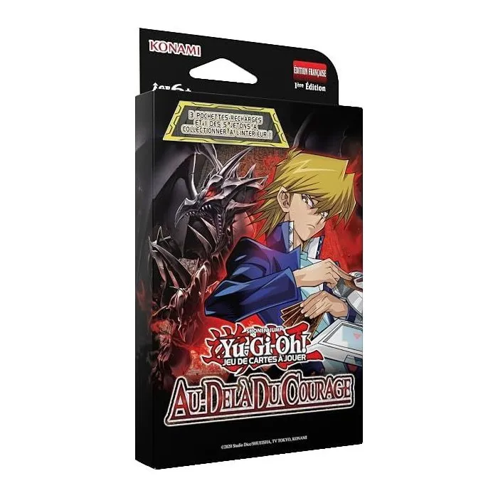 Yu-Gi-Oh! Pack de 3 boosters Au-delà du Courage (27 cartes) - 1ère édition française Yu-Gi-Oh! Pack de 3 boosters Au-delà du Courage (27 cartes) - 1ère édition française