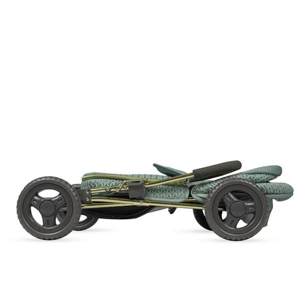 Decuevas Coche de muñeca plegable Capriccio - Poussette de poupée pliable avec ombrelle et sac pour poupées jusqu'à 48 cm - 38x65x60 cm