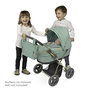 Decuevas Coche de muñeca plegable Capriccio - Poussette de poupée pliable avec ombrelle et sac pour poupées jusqu'à 48 cm - 38x65x60 cm