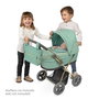 Decuevas Coche de muñeca plegable Capriccio - Poussette de poupée pliable avec ombrelle et sac pour poupées jusqu'à 48 cm - 38x65x60 cm
