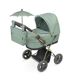 Decuevas Coche de muñeca plegable Capriccio - Poussette de poupée pliable avec ombrelle et sac pour poupées jusqu'à 48 cm - 38x65x60 cm