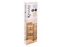 Kinvara Chariot de Cuisine Étroit 3 Niveaux 84.5 x 6 x 23 cm Bambou Naturel