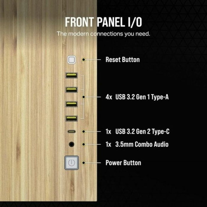 Boîtier ATX semi-tour Corsair CC-9011284-WW Blanc Multicouleur
