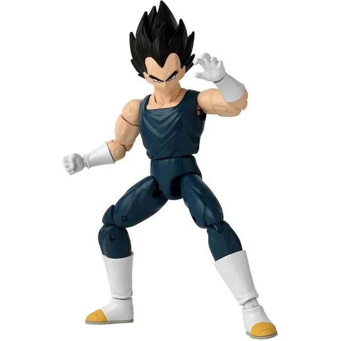 Bandai Figurine Dragon Ball Super Dragon Stars Vegeta Version Dragon Ball Kai 17 cm avec 16 points d'articulation