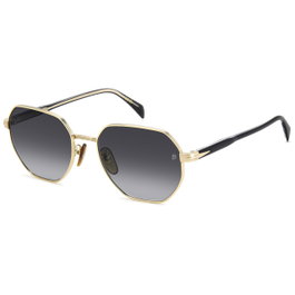 David Beckham DB-1162-F-S-RHL lunettes de soleil gris et doré