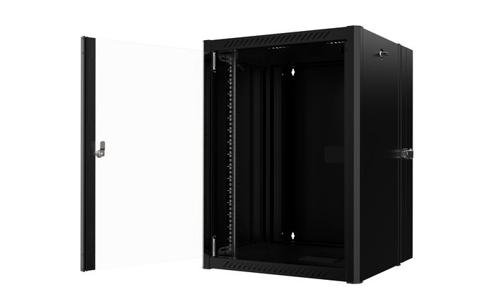 Lanview Armoire Rack 19'' 16U Double Murale Pro Noir