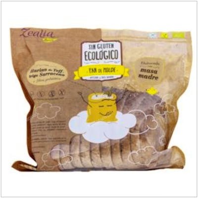 ZEALIA Pain de mie au levain 360g Bio Sans Gluten Vegan ZEALIA Pain de mie au levain 360g Bio Sans Gluten Vegan