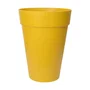 Elho Pot de fleurs Loft Urban rond avec réservoir d'eau intégré - Diamètre 34 cm x Hauteur 45 cm - Extérieur - 100% recyclé - Jaune
