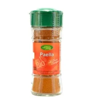 ARTEMIS BIO Sazonador pour Paella 35 g - Assaisonnement Bio au Curcuma, Paprika, Romarin, Ail et Safran ARTEMIS BIO Sazonador pour Paella 35 g - Assaisonnement Bio au Curcuma, Paprika, Romarin, Ail et Safran
