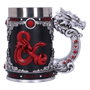 Nemesis Now Chope Dungeons & Dragons Logo, Résine, Peinte à la main