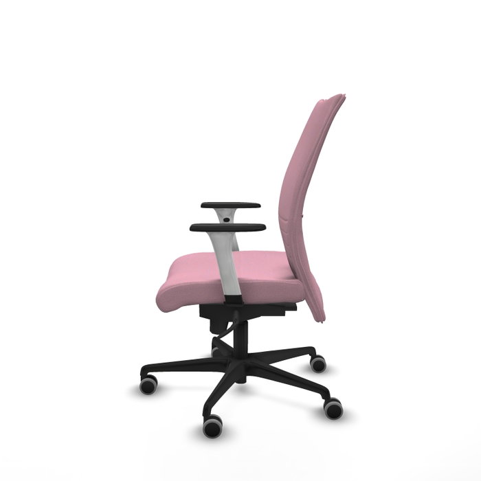 Piqueras Y Crespo Chaise de bureau Albacete confidente, Rose, Mécanisme Synchrone