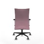 Piqueras Y Crespo Chaise de bureau Albacete confidente, Rose, Mécanisme Synchrone