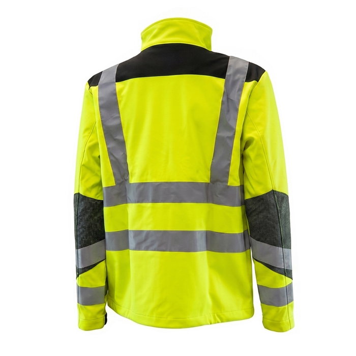 WOLFPACK LINEA PROFESIONAL Veste Softshell Haute Visibilité Jaune Fluo Taille L