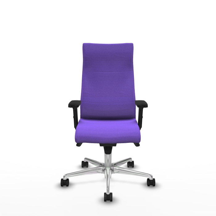 Piqueras Y Crespo Fauteuil Albacete avec mécanisme synchrone et tissu lila Piqueras Y Crespo Fauteuil Albacete avec mécanisme synchrone et tissu lila