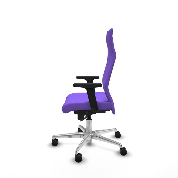Piqueras Y Crespo Fauteuil Albacete avec mécanisme synchrone et tissu lila Piqueras Y Crespo Fauteuil Albacete avec mécanisme synchrone et tissu lila