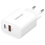 Intenso Cargador pared intenso gan w30ac 1xusb-a 1xusb-c