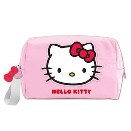 Cerdá Nécessaire de Toilette de Voyage Hello Kitty - Cosmétique Enfant Rose - 13.0 x 20.0 x 9.5 cm