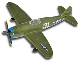 Maisto Fresh Metal Tailwinds Avion Militaire P-47D Thunderbolt 1/48 Vert armée