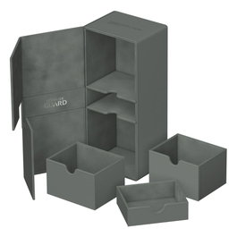 Ultimate Guard Twin Flip'n'Tray 266+ Xenoskin - Gris