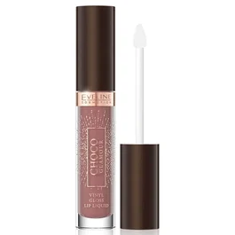 Eveline Cosmetics Choco Glamour Gloss à lèvres 03 Toffee Chocolate