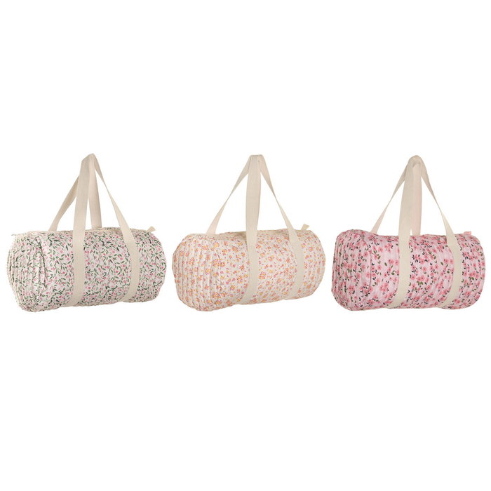 Home ESPRIT Sac-à-main Femme Bleu Multicouleur (Lot de 3)