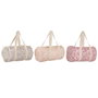 Home ESPRIT Sac-à-main Femme Bleu Multicouleur (Lot de 3)