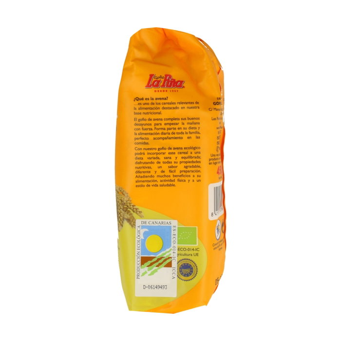 Gofio La Piña Gofio d'Avoine Biologique 450g Prép Instantané Bio Gofio La Piña Gofio d'Avoine Biologique 450g Prép Instantané Bio