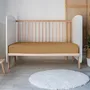 P'Tit Dodo Drap Housse Bébé 60x120 cm Jersey Coton Extensible Élastiqué Tout Autour - Confort Optimal et Certifié Oeko-Tex - Caramel