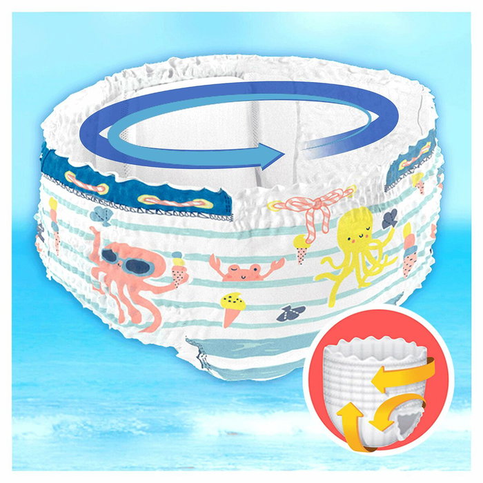 Dodot Splashers Maillot de bain jetable Taille 4-5 (9-15 kg) 11 unités