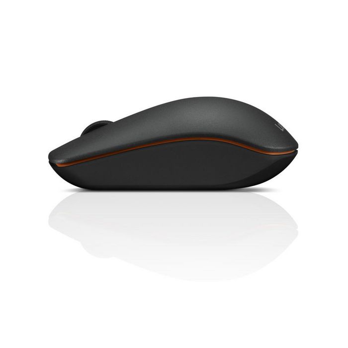 Lenovo - Souris sans fil 400, 1200 DPI, connexion 2.4 GHz via Nano USB, design ambidextre et portable - 65 g