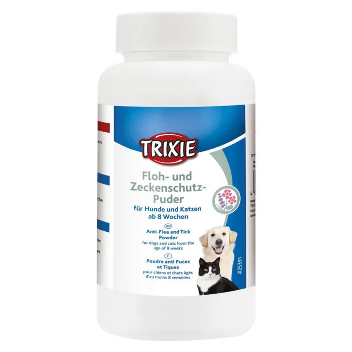 Trixie Poudre anti puces et tiques - 150 g Trixie Poudre anti puces et tiques - 150 g