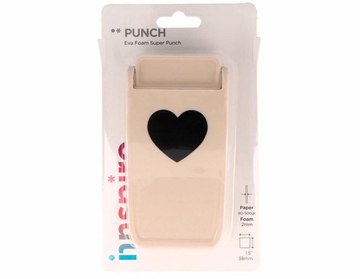 Innspiro Perforatrice Eva Foam Super Punch cœur 38mm