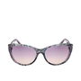 Guess By Marciano GM00011 Lunettes de Soleil Femme Oeil de Chat Acétate LilaHavana 58 mm