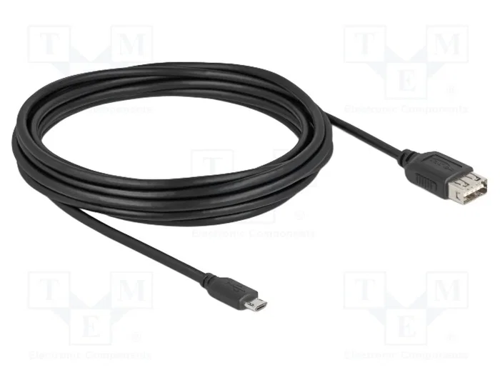 DELOCK Câble USB 2.0 Noir 5m DELOCK Câble USB 2.0 Noir 5m