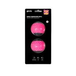 Boule pour animaux de compagnie Gloria PLAY AND RUN Rose TPR M 6,35 cm 2 Unités