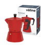 Kalossi Cafetière 3 tasses Rouge